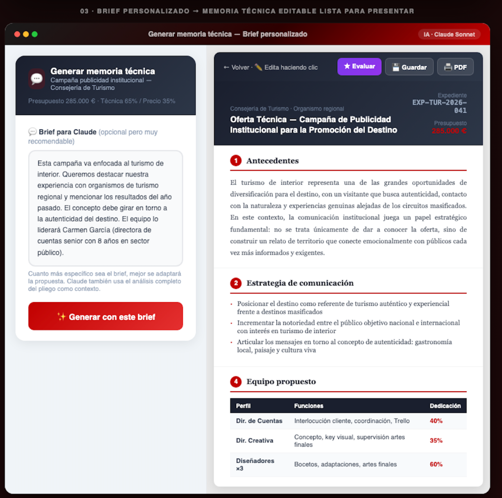 Brief Personalizado